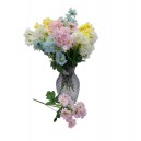 RAMO 29 CM 10 FLORES SIMIL MARGARITAS COLOR