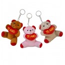 LLAVERO OSITO PELUCHE 10 CM TE AMO