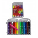  MARCADORES PUNTA PINCEL X 12 CON SELLITO