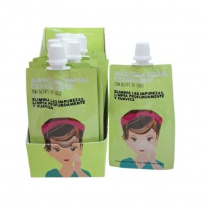 MASCARA FACIAL  EXFOLIANTE CON ACEITE DE COCO