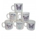 TAZA CERAMICA MARIPOSAS CON FRASES MUJER