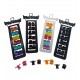 MINI BROCHES CUADRADITOS X12 EN EXHIBIDOR