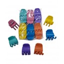BROCHE 3 DIENTES X 12U SURT. COLOR