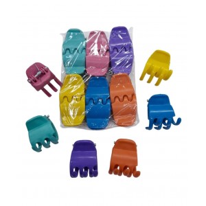 BROCHE 3 DIENTES X 12U SURT. COLOR