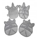 ESTUCHE PLASTICO CON DIVISIONES UNICORNIO