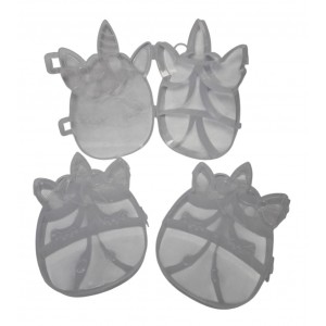 ESTUCHE PLASTICO CON DIVISIONES UNICORNIO