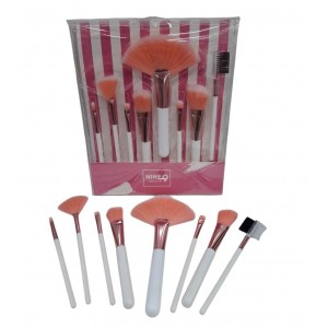SET DE PINCELES PARA MAQUILLAJE X 8 PZAS