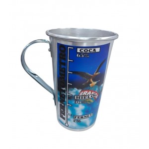 VASO ALUMINIO 1 LT CON MANIJA FERNETOMETRO
