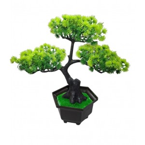 ARBOL BONSAI ARTIFICIAL 27 CM  EN MACETA 