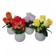RAMO DE FLORES EN MACETA 20CM