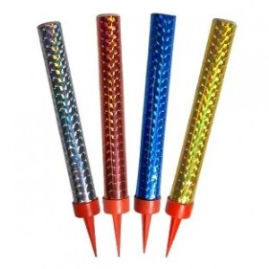 VELA BENGALA HOLOGRAMADAS X 4U