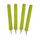 VELAS BENGALAS X4 GIBREADAS AMARILLAS