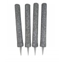 VELA BENGALA X 4 PLATEADAS GIBREADAS