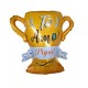 GLOBO METALIZADO TROFEO PAPA 46 CM