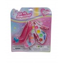 SET COSMETICO INFANTIL DOBLE PISO ZAPATO