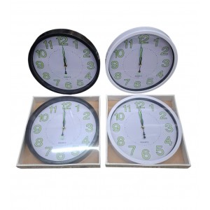 RELOJ DE PARED FONDO BLANCO 30 CM 