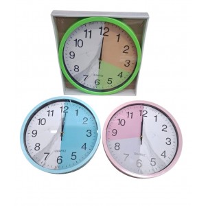 RELOJ DE PARED 30 CM REDONDO COMBINADO