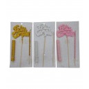 SET CUMPLEA&Ntilde;OS 3 PZAS BENGALA+VELA+FELI CUMPLE