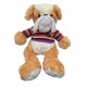 PERRO PELUCHE 40 CM CON REMERA RAYADA