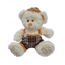 PELUCHE OSO CON PANTALON Y GORRA ESCOCESA