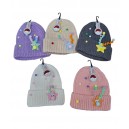 GORRO TEJIDO INFANTIL CON APLIQUE