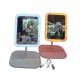 ESPEJO CON LUZ LED CARGA USB CON PIE