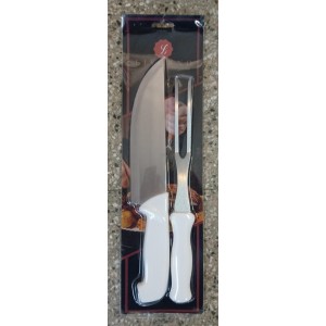 SET CUCHILLA Y TENEDOR ASADOR EN BLISTER