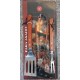 SET ASADOR X 3 MANGO MADERA EN BLISTER