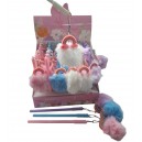  LAPICERA CON POMPOM Y ARCO IRIS