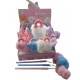  LAPICERA CON POMPOM Y ARCO IRIS