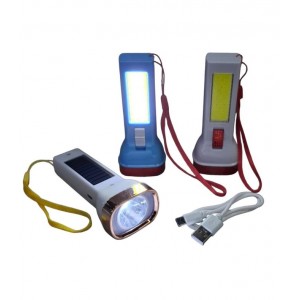 LINTERNA RECARGABLE USB  MULTIFUNCION 12 CM