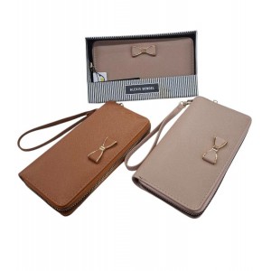 BILLETERA FICHERO 1 CIERRE APLIQUE MO&Ntilde;O