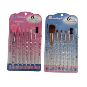 SET DE BROCHAS X 6 PARA MAQUILLAJE