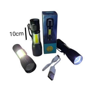 LINTERNA RECARGABLE  USB10 CM MULTIFUNCION
