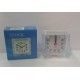 RELOJ DESPERTADOR TRANSP. 7X7