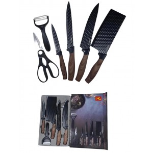 SET 6 PZAS DE CUCHILLOS EN CAJA 