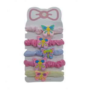 SCUNZY X 5 TELA CON APLIQUE GOMA MARIPOSA