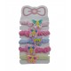 SCUNZY X 5 TELA CON APLIQUE GOMA MARIPOSA