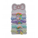 SCUNZY X5 TELA CON APLIQUE GOMA ARCO IRIS