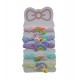 SCUNZY X5 TELA CON APLIQUE GOMA ARCO IRIS