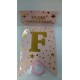  BANDERIN FELIZ CUMPLEAÑOS ROSA ESTRELLAS