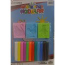  MASAS PARA MODELAR X 12U + 3 MOLDES