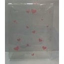  CAJA PVC TRANSP. 6X10,5X8 CM CON CORAZONES