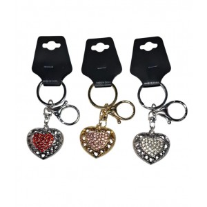 LLAVERO BIJOU  METAL Y STRASS