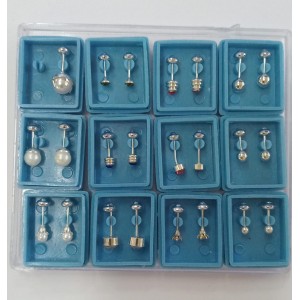 AROS ABRIDORES X12 SURTIDOS ACERO BLANCO