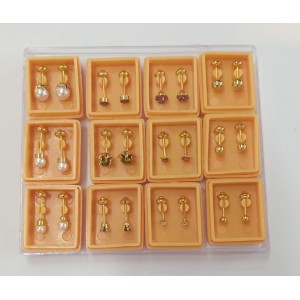 AROS ABRIDORES SURT. X 12U ENCHAPADO ORO