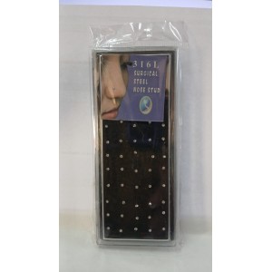PIERCING STRASS PARA NARIZ X 40U EN CAJA