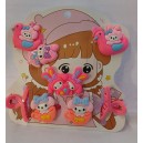 SET INFANTIL PARA EL PELOI BROCHES-COLITAS-PICOS