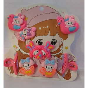 SET INFANTIL PARA EL PELOI  BROCHES-COLITAS-PICOS