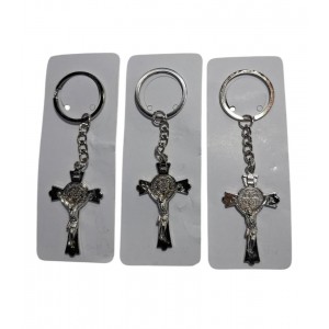 LLAVERO CRUZ CON RELIEVE